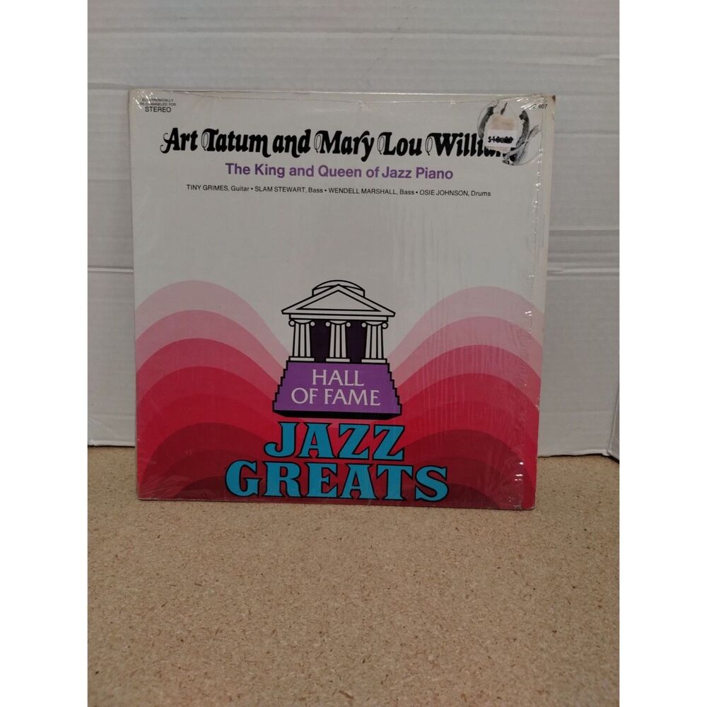 Art Tatum / Mary Lou Williams King and Queen of Jazz Piano Hall of Fame JG607 LP